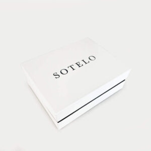 Custom Logo Cardboard Paper Packaging White Removable Lid Rigid Gift Boxes With Neck
