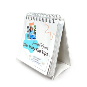 Custom Small Size 365 Day Daily Inspirational Quotes Spiral Binding Desk Tent Calendar