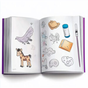 Custom Printed Children's Hardcover Coloring Board Books Digital Printing