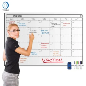 010-1A1 Dry Erase Family Wall Calendar Planner