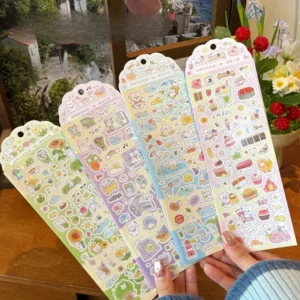 1-Pack Bear Series Decorative Stickers for DIY Planners