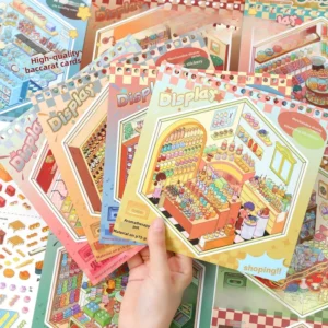 1 Pack Decorative Stickers 5.0 Size Cargo Series Miniature Scenes DIY Notebook Stickers