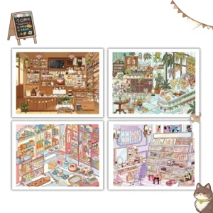 1 Pack MaHuo 2.0 Series 3D Miniature Scene DIY Stickers