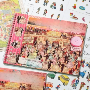 1 Pack Recipe-Themed Decorative Stickers Miniature Scene DIY Craft Decals