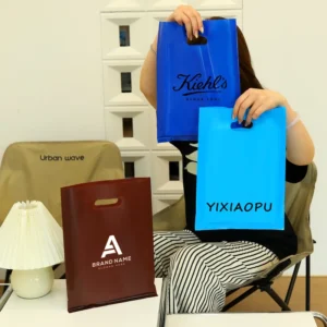1-Piece Durable Recyclable Plastic T-Shirt Packaging Bag with Bespoke Logo