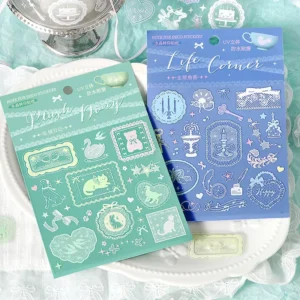 1 Sheet Per Pack Lace Celebration Series Decorative Stickers Girly Bullet Journal Theme