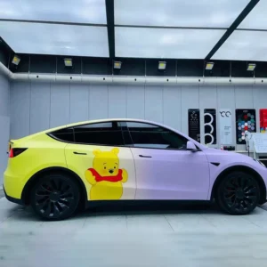 1.52*20m Anime Pattern Customized PET Color-Changing Car Wrap Vinyl Sticker