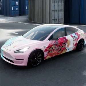 1.52*20m Anime Pattern Customized Vehicle Wraps PET Color Changing Car Wrap Vinyl Sticker