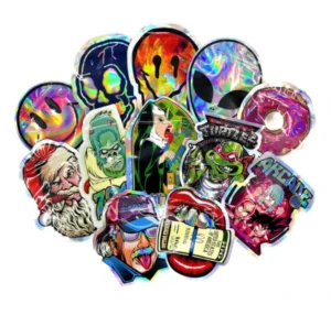 10*10.5cm Custom Die-Cut Circle Mylar Bag with Soft-Touch Finish 3.5g