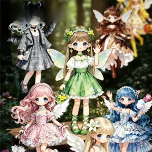 10 Decorative Stickers Per Pack Lolita Fairy Series Planner Stickers