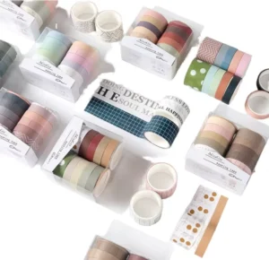 10 Roll set Natural Color PVC Sticker Promotional Gifts Scrapbooking DIY Decoration Creative Cute Making Tapes