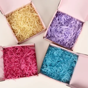 10 g 20 g 50 g 100 g Colorful Raffia Shredded Paper for Gift Box and Basket Filler Decoration