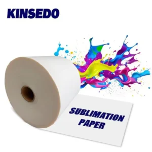 100g 100m Jumbo Roll Transparent White Sublimation Paper, Fast Drying, 98% Transfer Rate, for Light Clothing