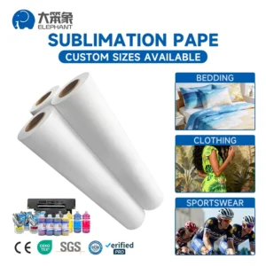 100gsm Sublimation Paper Heat Transfer Printing Paper Textile Paper Fast Dry Sublimation Paper