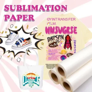 100gsm White Sublimation Transfer Paper for Clothing, Fast-Drying, 98% Transfer Rate