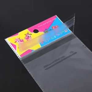 100pcs Small Plastic OPP Packaging Envelope Header Bags