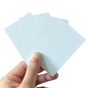 100pcs Sublimation Metal Business Cards Blanks Bulk White Aluminum Business Card Sublimation Blank Custom Business Cards
