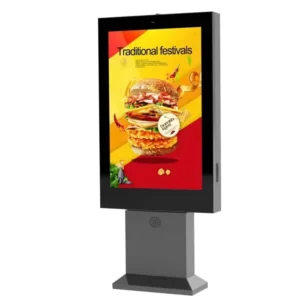 1080P 49″ Outdoor Interactive LED LCD Digital Signage Display Floor Stand