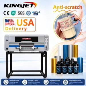 12 Inch UV DTF Printer XP600 300mm Double Film Cold Transfer UV Ink