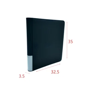 12-Pocket PU Leather Trading Card Binder Top Loader Photo Card Album