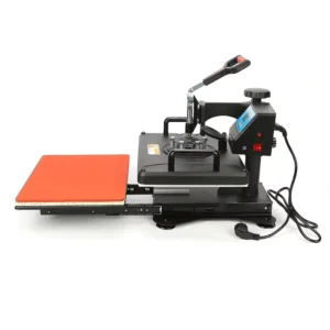 12×15 Inch Swing-Away Heat Press, 29x38cm, Pull-Out Drawer Base, for T-Shirt Printing
