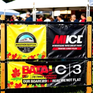 13 Oz Event Custom Vinyl Poster Banner for Indoor and Outdoor Use