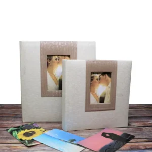 13x18cm 200-Photo PU Leather Bound Photo Album