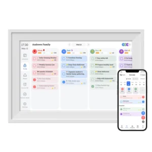 15.6 Inch Digital Chore Chart Smart Touchscreen Interactive Display For Family Schedules Wall Mount Digital Frame