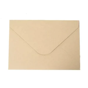 150G Recyclable Kraft Paper Envelope Custom Size Credit Card Mini Cardboard Gift Mailer