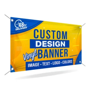 18oz Heavy-Duty PVC Vinyl Banner with Fiberglass Flagpole Custom UV Protection Waterproof Printed for Outdoor Events