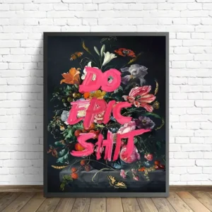 1pc Unframed Canvas Poster Wall Art for Living Room, Bedroom, Office, or Bar