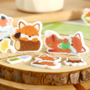 1pcs Per Pack Stickers BOBO Station Series Cute Plush Animal Phone Case DIY Decal Stickers