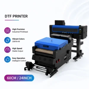 2-Head 60cm Wide Format A1 Roll-to-Roll Embroidery Crystal Label Printing Machine Direct Transfer DTF Film Printer