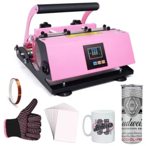 2 in 1 20oz/30oz Sublimation Tumbler Heat Press Machine for Tumblers, Mugs, Bottles and Glass, 110V US Plug