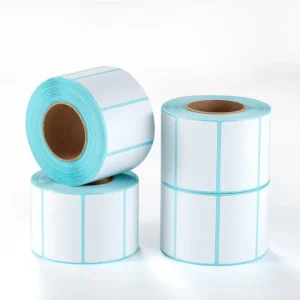 2.25 x 1.25 Inch Address and UPC Barcode Adhesive Direct Thermal Perforated Waybill Labels