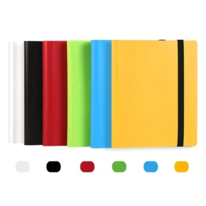 20-Piece Black 9-Pocket Matte PP Trading Card Binder 360-Card Capacity