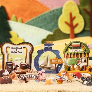20-Piece Realistic Fabric-Textured Sticker Pack