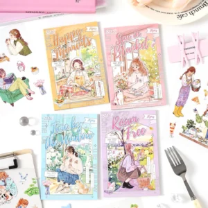20 Sheets per Pack Die-Cut Decorative Stickers