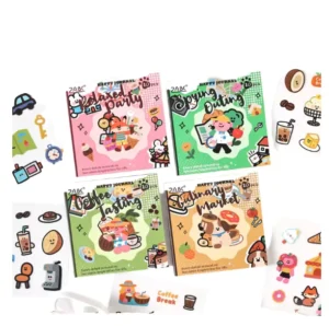 20 Sheets per Pack Journaling Sticker Supplies and Sticker Books for Children