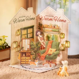 20 Stickers Per Pack Cozy Home Series Lifestyle-themed DIY Decorative Realistic Embroidery Stickers