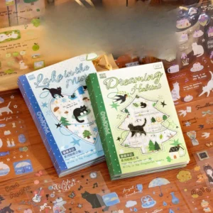 20 Stickers Per Pack Letters From Kitties Series Cute Forest-Themed Cat Journaling and DIY Decorative Stickers