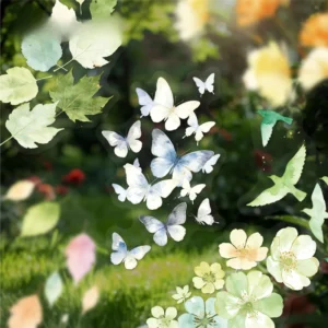 20 Stickers Per Pack Story Collection Series Floral and Botanical Journaling Decals