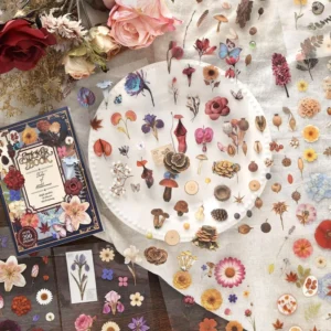20 Vintage Decorative Stickers per Pack for Retro Planners and DIY Backgrounds