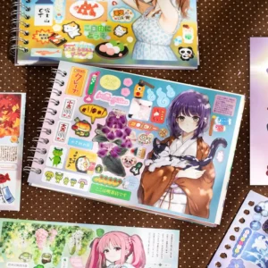 20 Vintage Style Decorative Stickers Per Pack Qi Huali Series Journaling Materials