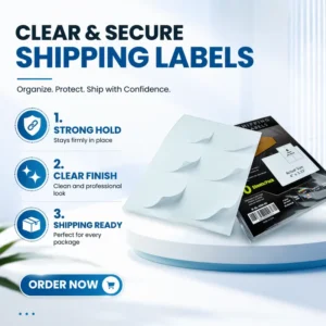 2000 Sheets A4 Woodfree Paper Shipping Labels Laser Inkjet Compatible 6-up