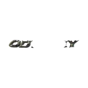 200x20mm Chrome Letter Emblem Self-Adhesive ABS Electroplated Car Badge Sticker