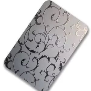 201 Embossed Surface Stainless Steel Etched Printing Plates