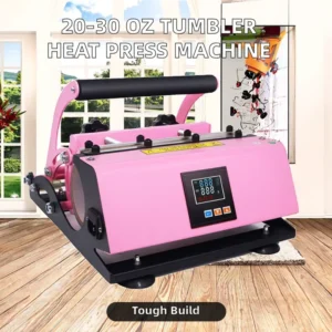 20oz/30oz Sublimation Tumbler, Mug and Beer Glass Printing Machine with PLC Motor and Manual Heat Press Transfer, 220V