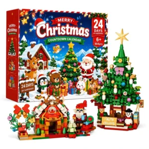 24 Days Countdown Calendar Christmas Advent Calendar 24 PCS Ornaments Classroom Prizes Xmas Gift for Boys Girls Favors