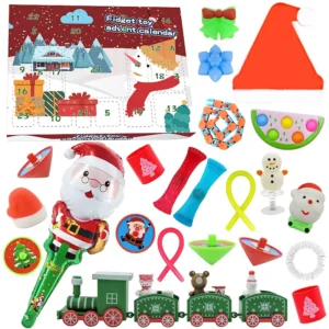 24-Pcs Christmas Countdown Calendar Blind Box Random Fidget Toys
